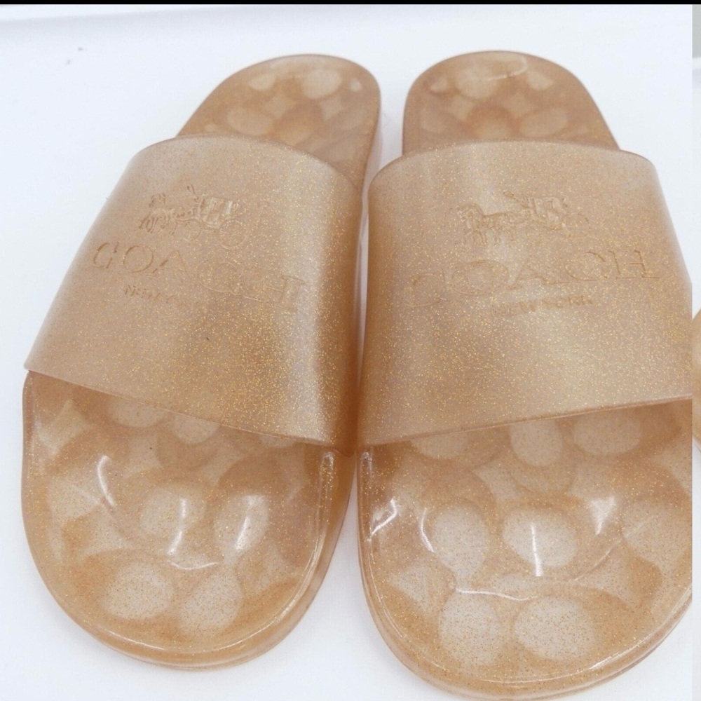 Coach Jelly Slide Sandals - Size 9